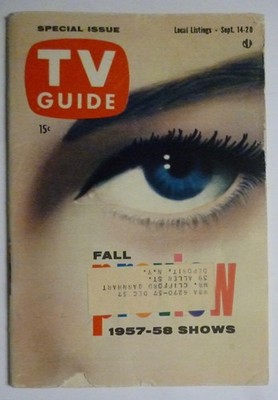 PA. TV Guide 1957 FALL PREVIEW Leave it to Beaver WAGON TRAIN Zorro PERRY MASON