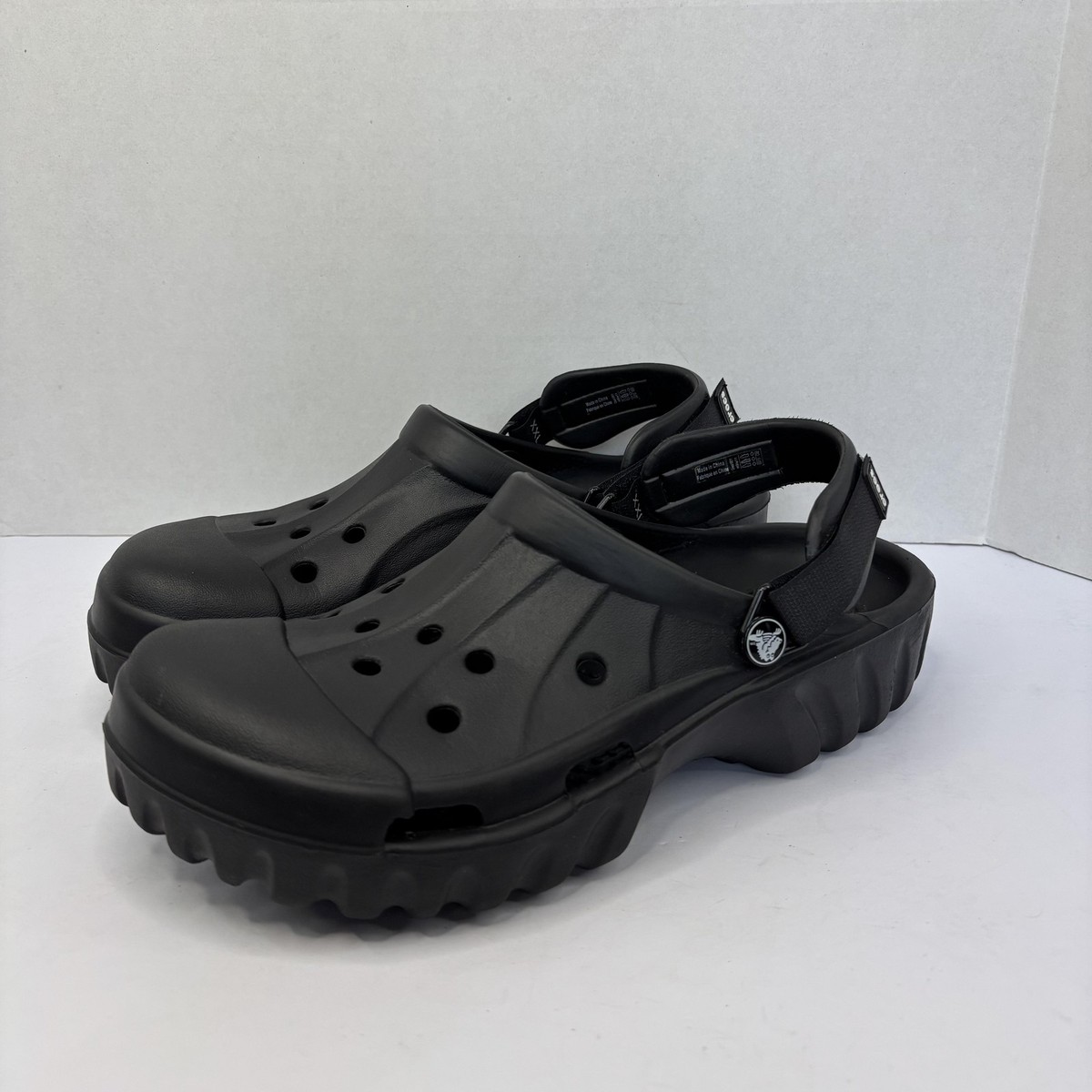 Crocs Classic All Terrain Clog Shoes Mens Size Womens 11 Black Slip On  Sandals