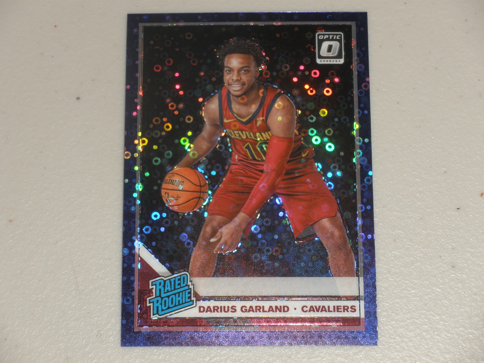 2019-20 Donruss Optic Rookie Fastbreak Purple Prizm #195 Darius Garland 70/95 RC