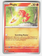 Pokemon TCG Magby Paradox Rift 019/182 Common NM