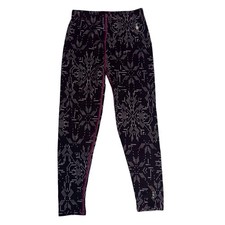 Smartwool Girls Kids Size X-Small Fair Isle Base Layer Leggings Merino Wool