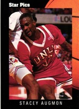 1991 Star Pics #17 Stacey Augmon