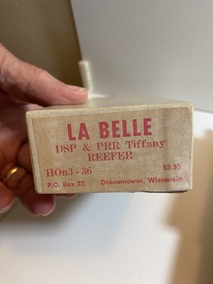 HOn3 DSP&P Tiffany Reefer La Belle kit