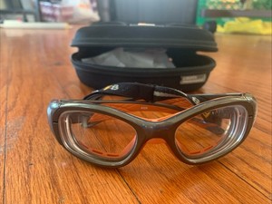 Liberty Sport Rec Specs F8 SLAM Gray/Orange Protective Glasses 49 17 135 EUC