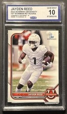 2022 Bowman U Jayden Reed Rookie RC #57 Packers 1st Bowman Card CCG10. rookie card picture