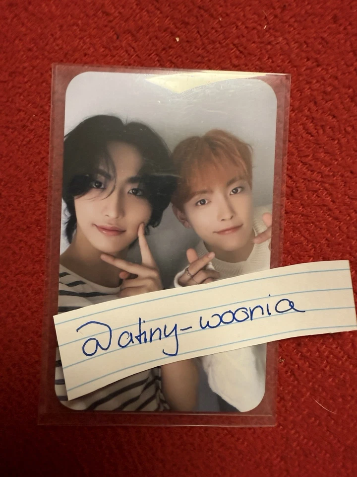 Official Ateez Golden Hour TOKTOQ Unit Photocard -Hongjoong & Seonghwa- - Image 2 of 2