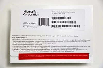 Win Server 2022 Standard - New Sealed DVD and Product Key - 16 Core 50 Cal。。 - image 1 of 2