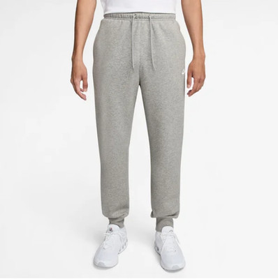Nike Herren Trainingshose Freizeit Sport Jogging Hose Club Fleece FN3787 Grau