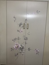 Vintage Hand Painted Wardrobe