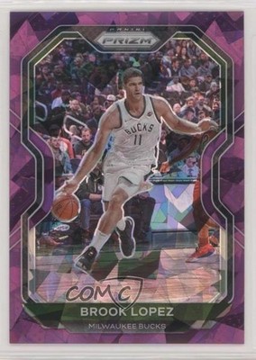 2020-21 Panini Prizm Purple Ice Prizm 37/175 Brook Lopez #29 0aw6