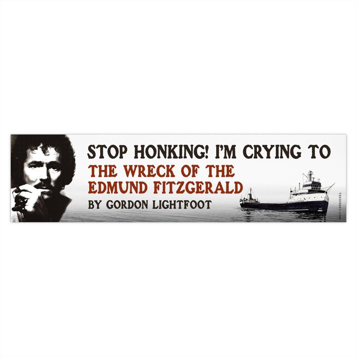 The Wreck of the Edmund Fitzgerald Bumper Sticker | eBay
