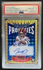 2024 Topps Finest Jayden Daniels Prodigies Auto RC Blue Geometric #/99 PSA 10