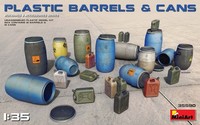 Miniart 35590 1/35 Plastik FäSser & Dosen Kit Vari Bausatz
