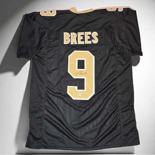 Drew Brees New Orleans Saints Autographed Football Jersey coa