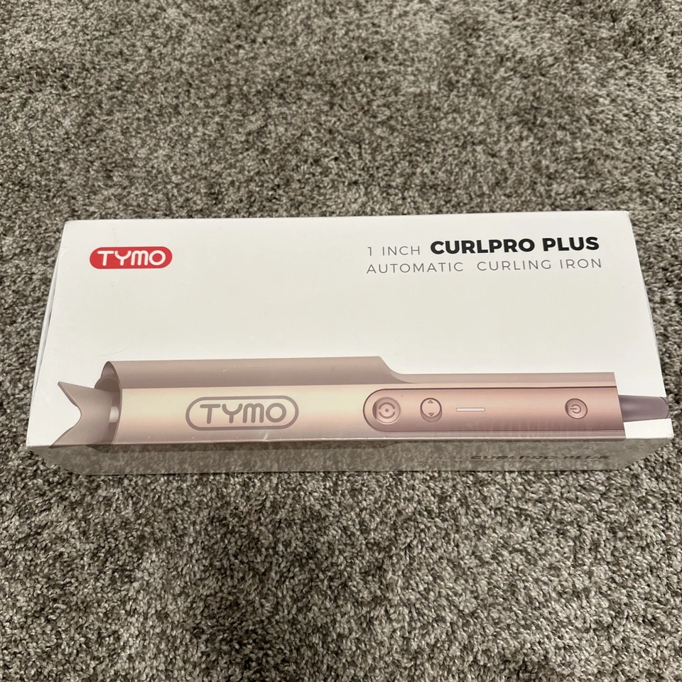 TYMO CurlPro Plus Automatischer Rotierender Lockenstab Langlauf Neu Versiegelt