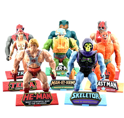 Boozy Custom Figure Stands Compatible w/ Vintage Masters of the Universe MOTU