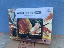 XP-Pen Artist Pro 14 (Gen 2) Graphics Drawing Tablet 16384 Stand + Mini Keydial