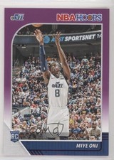 2019-20 Panini NBA Hoops Purple Miye Oni #257 Rookie RC 0w8
