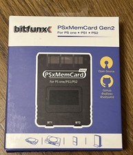 Bitfunx PSX MemCard Gen2 for PS One PS1 PS2 New PlayStation Memory Card