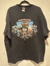 90 s 2000 Looney Toons Harley Davidson XXL shirt Black Biker