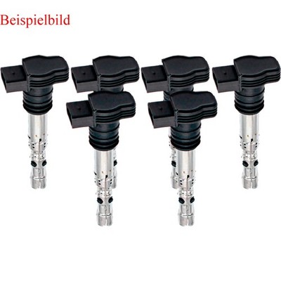 6x HOFFER Zündspule Zündmodul Zündeinheit für Audi A5 8T3 3.2 FSI