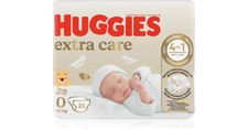 Huggies Extra Care Size 0 Disposable Diapers 4 kg 25 pcs