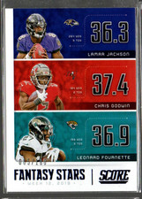 2020 Score Fantasy Stars Showcase #12 Godwin Fournette Jackson /100