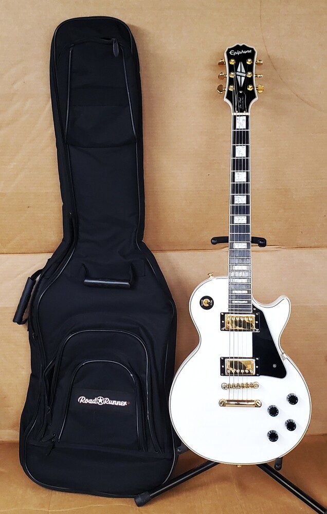 Epiphone Les Paul Custom Pro Electric Guitar w/ Gig Bag - Alpine