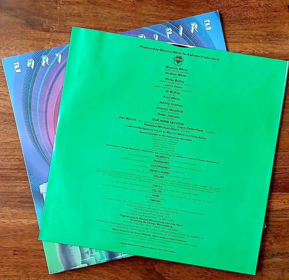 LP - EARTH, WIND & FIRE - I AM- HOLLAND PRESS - CBS 32656 - FUNK - NM - Photo 4/4