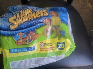 Huggies Little Swimmers Vintage Swimpants 16-26lb Small Tigger & Nemo