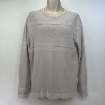 Reiss Sweatshirt Grau Herren Größe L Birke Pullover Pulli Baumwolle Viskose Mischung