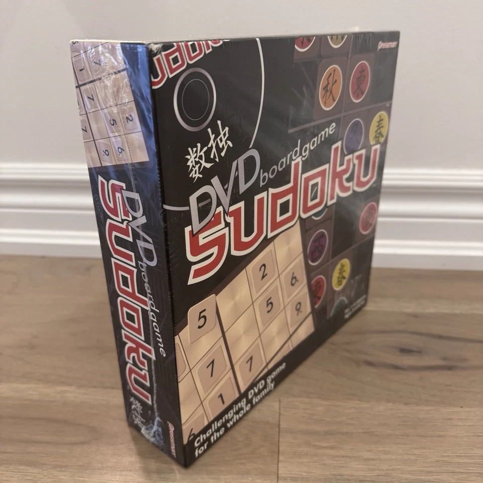 Sudoku DVD Board Game Sealed Pressman Games Multiple Language NEW - Image 2 of 4