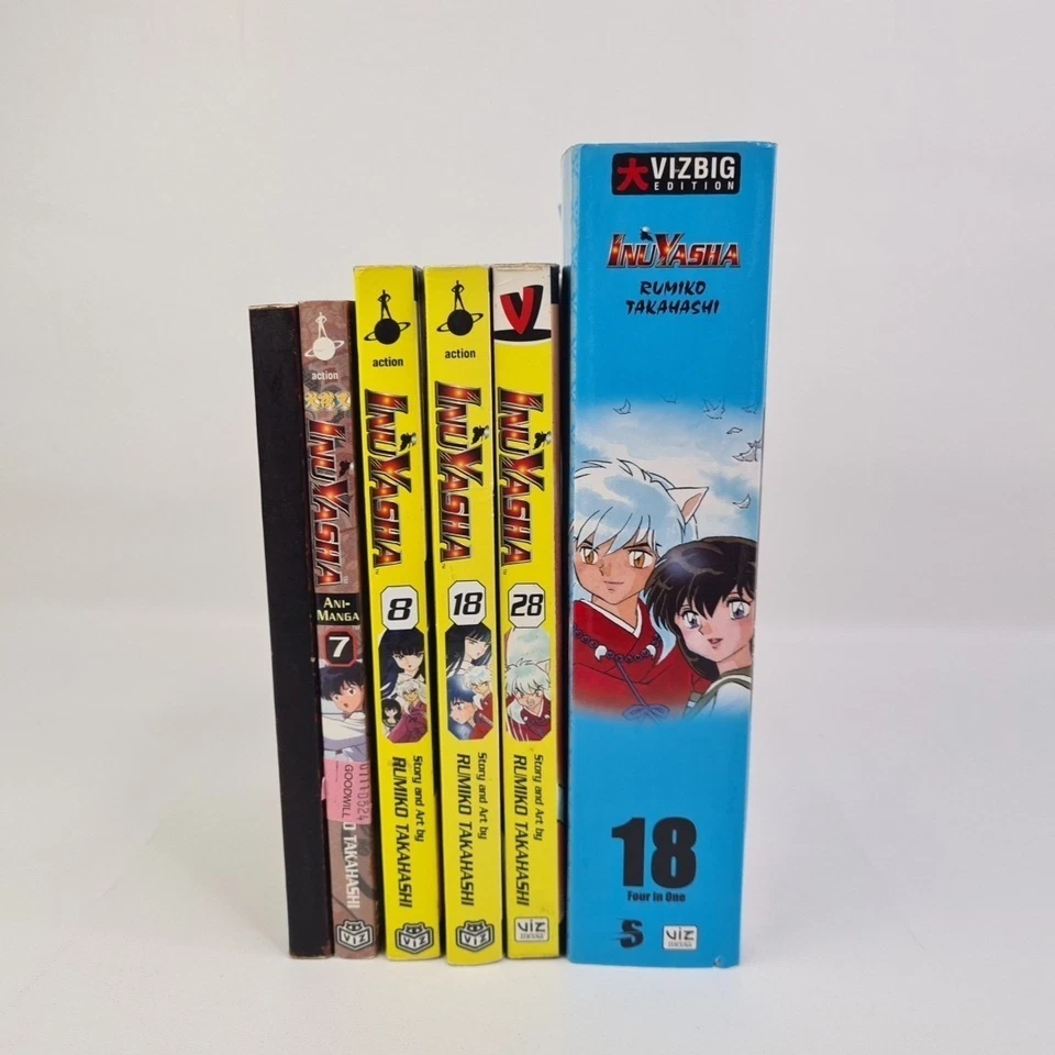 InuYasha Manga Mixed Lot Action Fantasy Anime Rumiko Takahashi IY1 Foto 2 de 4