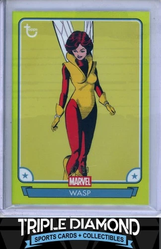 2026 Topps Brooklyn Collection Captain America #11 Wasp Chartreuse #87/99 Z638