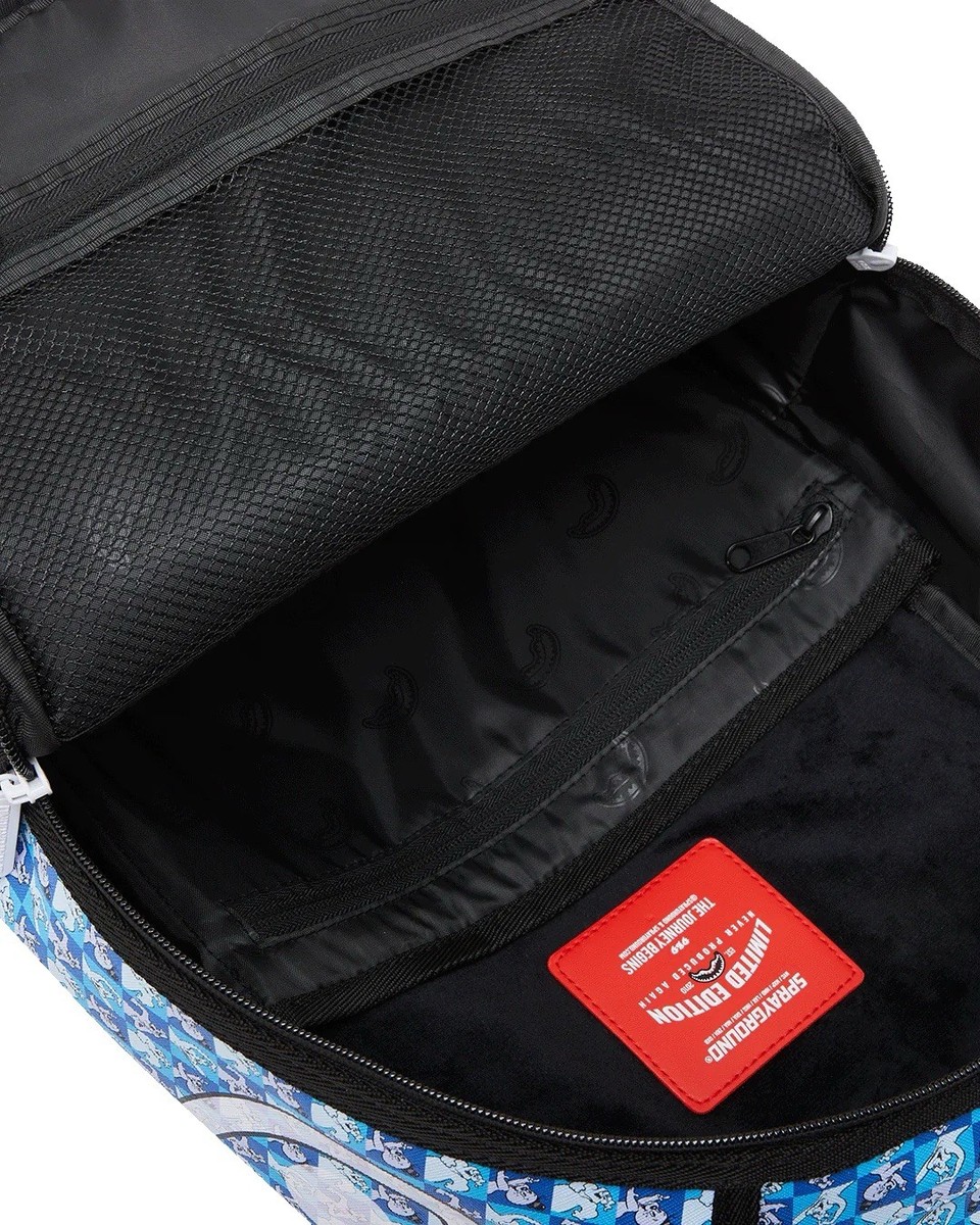 SPRAYGROUND CASPER SEE THROUGH CHEX BACKPACK LIMITED EDITION