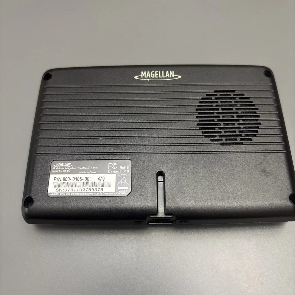 Magellan RoadMate 1400 Black 4.5 Inch Widescreen GPS Navigator WORKS - NO CORD!! - Image 2 of 4