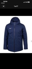 Nike DJ6526-419 Men's Hooded Full Zip Jacket Navy Blue,Large Retail 240 NWT