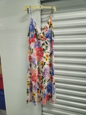 Express Satin Floral Dress Size M