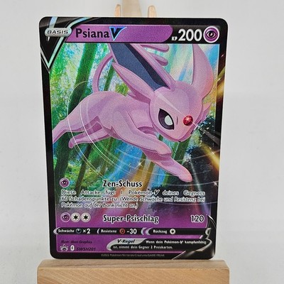 Pokemon Karte Psiana V SWSH201 Black Star Promo Near Mint Deutsch