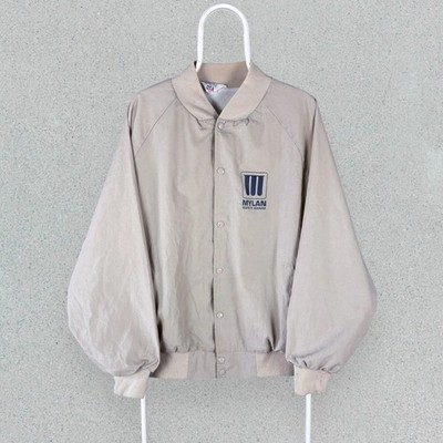 Vintage West Ark USA Varsity Jacke Beige Bomber Herren XXL