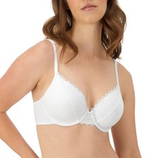 Maidenform Comfy Soft Full Coverage Underwire T Shirt Bra White 34C