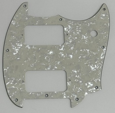 Ivory White Pickguard Fit Fender Squier Bullet Mustang HH Style Guitar Parts