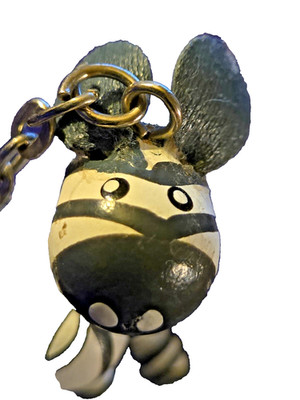 Vintage- Key Chain - Zebra  World Market - Movable Legs, Neck and Head