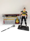 GI Joe 25th Anniversary Dreadnok Thunder Thrasher Loose w File Card Stand