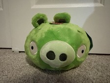 Angry Birds Plush Minion Pig 8    Fluffy Fur  Fully Tagged Commonwealth 2012