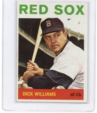 Dick Williams 1964 Topps # 153 Boston Red Sox *NM-MT* HOF Dick Williams 1964 Topps # 153 Boston Red Sox *NM-MT* HOF