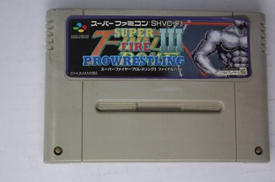 Super Fire Pro Wrestling 3: Final Bout (JPN) Super Famicom (Region Locked)