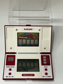 1985 Nintendo Game&Watch BLACK JACK Multi Screen MINT Game with good box