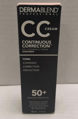 Dermablend Professional Continuous Correction CC Cream SPF50+ 20N Fair to Light
