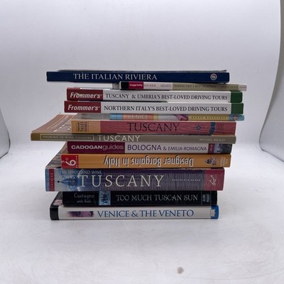 2000s Travel Guides Italy Italian Riviera Bologna Verona Tuscany 12pc